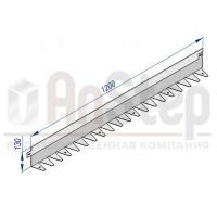 Бордюр стальной AnStep BR L-образный 1200*130, 1,2, оцинкованный